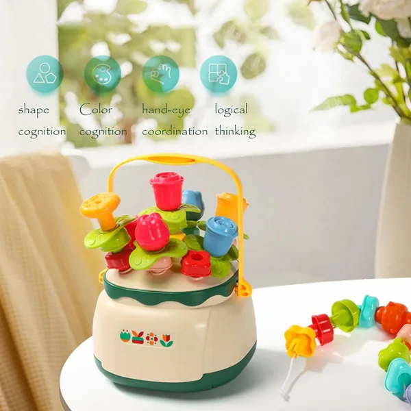 Portable Flower Building Blocks Botanical Construction Stacking Toy image 10