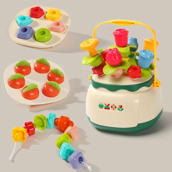 Portable Flower Building Blocks Botanical Construction Stacking Toy image 9
